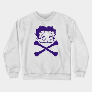 Betty Boop - Jolly Roger tie dye Crewneck Sweatshirt